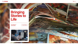 Portfolios website templates - Comic Book Illustrator (Dynamic)