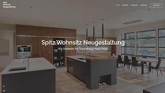 Immobilien Website-Vorlagen - Baufirma