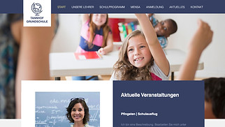 Bildung Website-Vorlagen - Grundschule