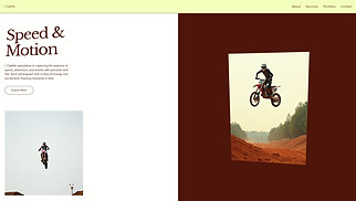 Travel & Documentary website templates - Action Photographer (Vibrant)
