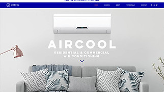 Servicios y mantenimiento plantillas web – Técnico de calefacción, ventilación y aire acondicionado
