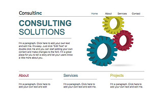 Consulting & Coaching website templates - Business Consulting Company