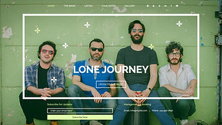Band website templates - Band