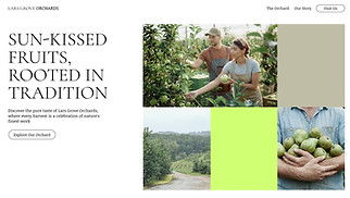 Gewerbe Website-Vorlagen - Orchard Farm (Organic)