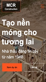 Mẫu trang web Doanh nghiệp – Công ty xây dựng