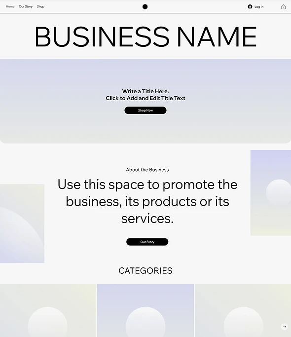 eCommerce Wireframe
