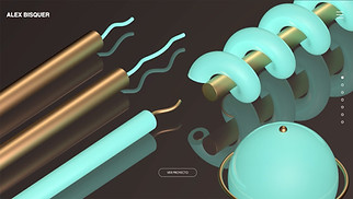 Portafolios Online plantillas web – Portafolio de Diseño en 3D