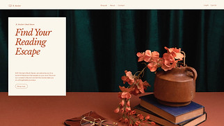 All website templates - Online Bookstore (Vibrant)