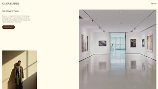  website templates - Art Gallery (Clean)