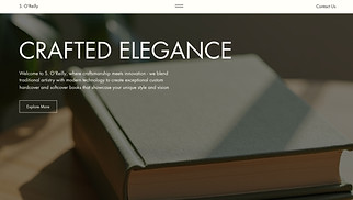  website templates - Printing and Bookbinding Service (Traditional)