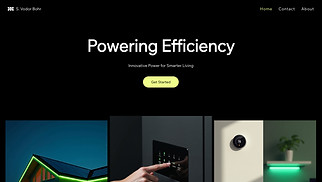  website templates - Electrician (Techy)