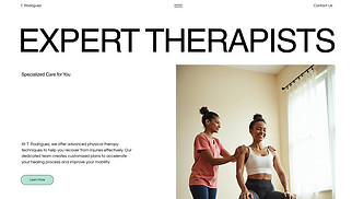  website templates - Physical Therapy Center (Soft)
