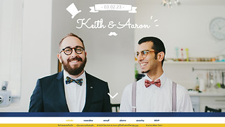 เทมเพลตเว็บไซต์ เหตุการณ์ - บัตรเชิญร่วมงานแต่งงาน