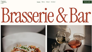 All website templates - Brasserie (Cool)