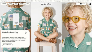 Шаблони у категорії «eCommerce» — «Kids Clothing Store (Colorful)»