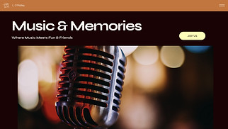 Restaurants & Food website templates - Karaoke Bar (Bright)