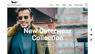 เทมเพลตเว็บไซต์ แฟชัน & สไตล์ - ร้านขายเสื้อผ้า