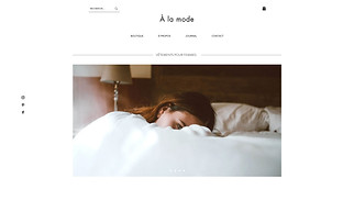 Templates de sites web Tous - Boutique de vêtements