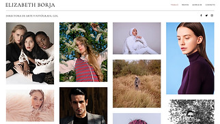 Comercial y Editorial plantillas web – Fotógrafo(a) de moda 