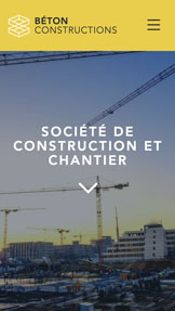 Templates de site web pour Entreprises de services - Société de Construction