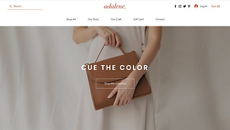 eCommerce website templates - Accessories Store