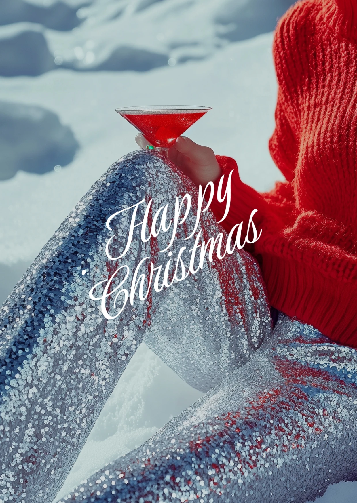 Retro Sleek  Holiday Greeting Card