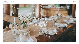 Eventos plantillas web – Organizador de bodas