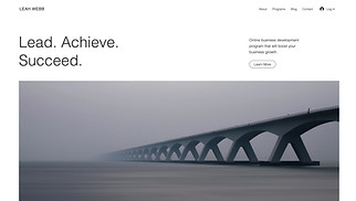 Consulting & Coaching website templates - Business Consultant