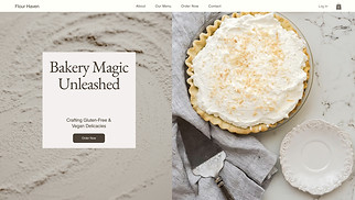 Restaurants & Food website templates - Bakery (Vibrant)