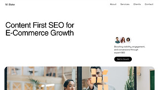 Marketing & Advertising website templates - SEO Marketing Agency (Bright)