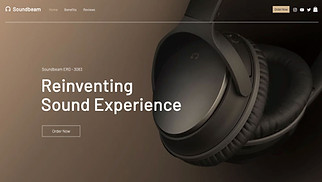 Online Store website templates - Product Landing Page