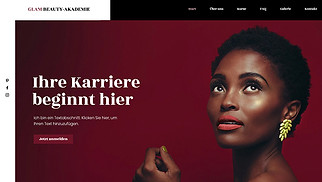 Klassen & Kurse Website-Vorlagen - Kosmetikschule