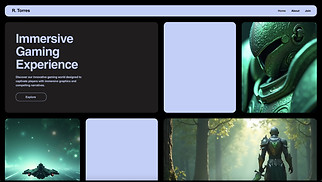  website templates - Gaming App (Vibrant)
