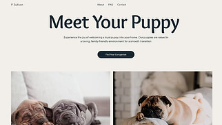 Pets & Animals website templates - Dog Breeder (Homey)