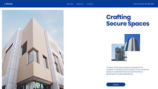  website templates - Construction Company (Dynamic)