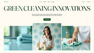 Home & Decor website templates - Cleaning Products Supplier (Fresh)