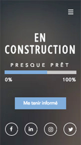 Templates de site web pour Tous - Landing Page à venir