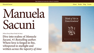 New Templates website templates - Author (Delicate)