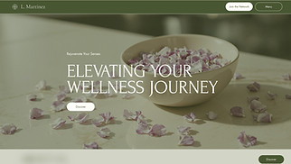 Wellness website templates - Medical Spa (Bright)