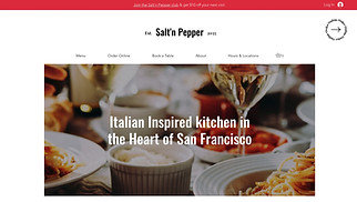 Szablony stron z dziedziny „Restauracje i jedzenie” - Restauracja włoska