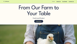 Agriculture & Farming website templates - Poultry Farm (Fresh)