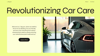  website templates - Car Detailing Company (Fresh)