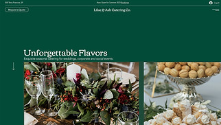 Template Ristoranti e cibo per siti web - Società di catering