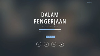 Template situs web Satu Halaman – Coming Soon Landing Page