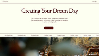 Weddings website templates - Wedding Planner (Polished)