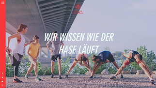 Sport & Fitness Website-Vorlagen - Laufverein