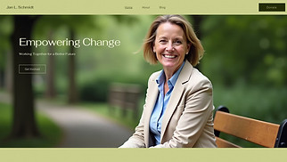 Politics website templates - Political Candidate (Modern)