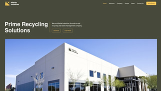 Services & Maintenance website templates - Recycling Facility