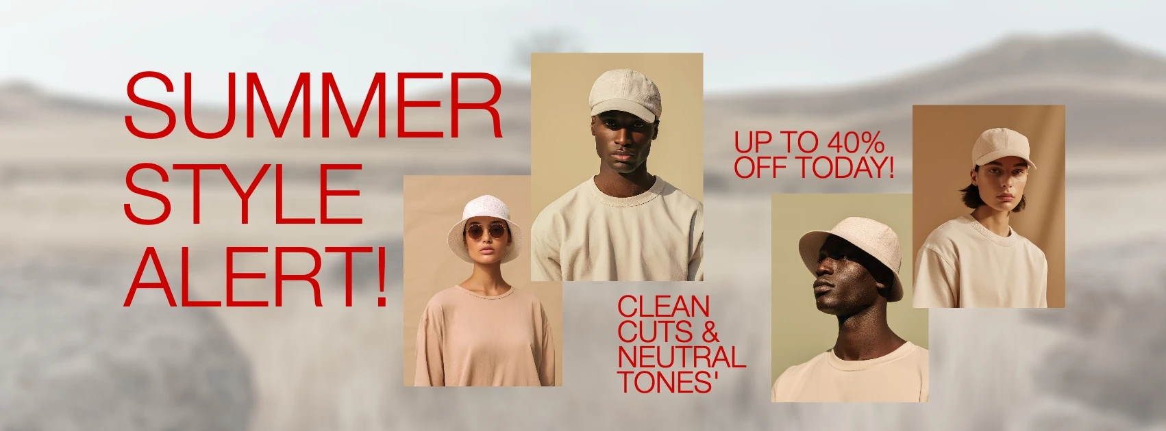 Modern Collage Fashion Facebook Cover