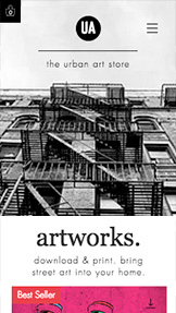 Mẫu trang web Nghệ thuật trực quan – Cửa hàng nghệ thuật